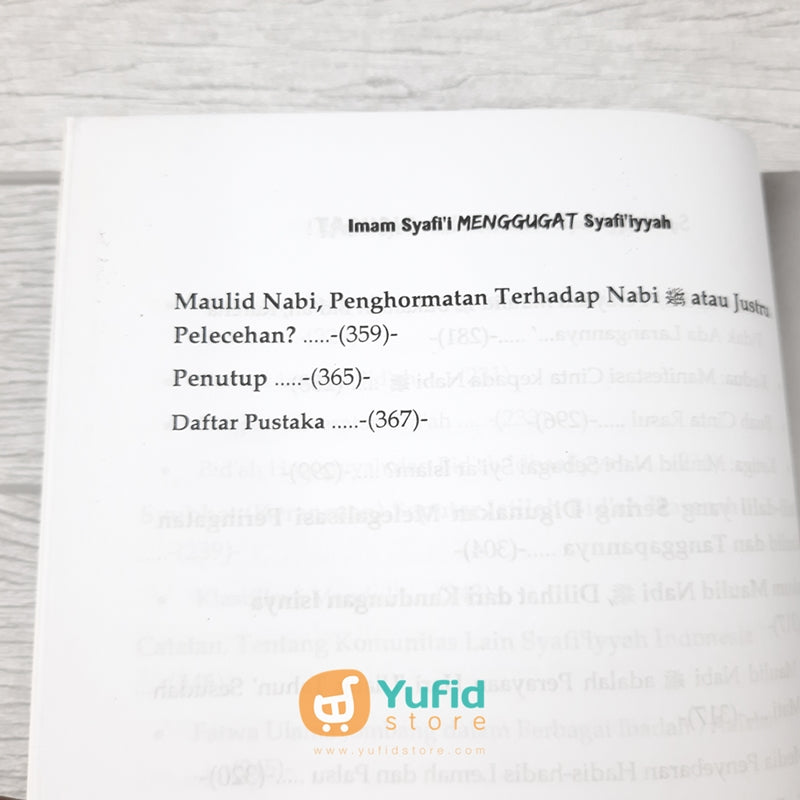 Buku Imam Syafii Menggugat Syafiiyyah Shafa Publika – Yufid Store