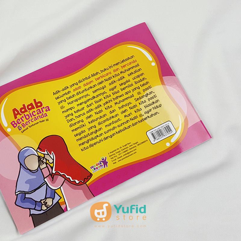 Buku Anak Adab Berbicara  Dan Bercanda Sesuai Tuntunan Nabi 