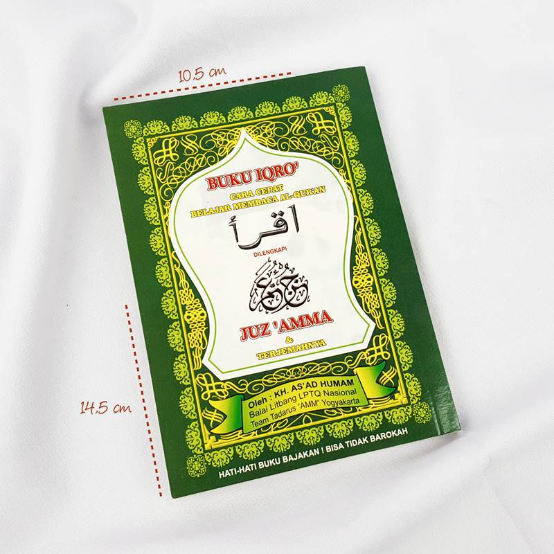 Buku Iqro’ Juz Amma dan Terjemahannya Ukuran Kecil (AMM) – Yufid Store