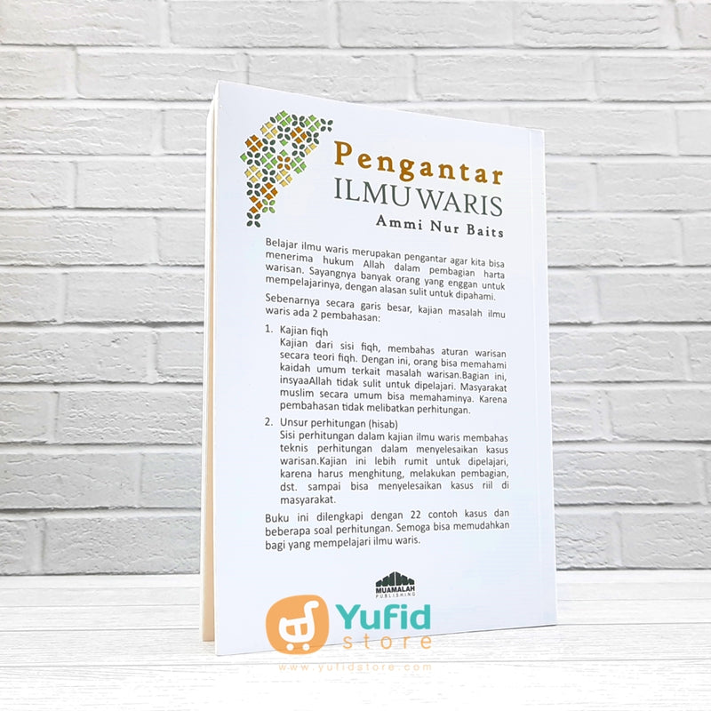 Buku Pengantar Ilmu Waris (Muamalah Publishing) – Yufid Store Toko Muslim