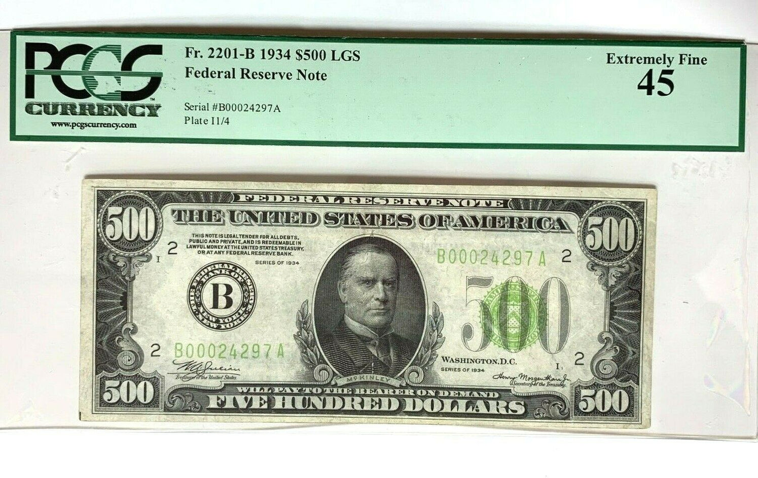 1934 federal reserve note serial number lookup
