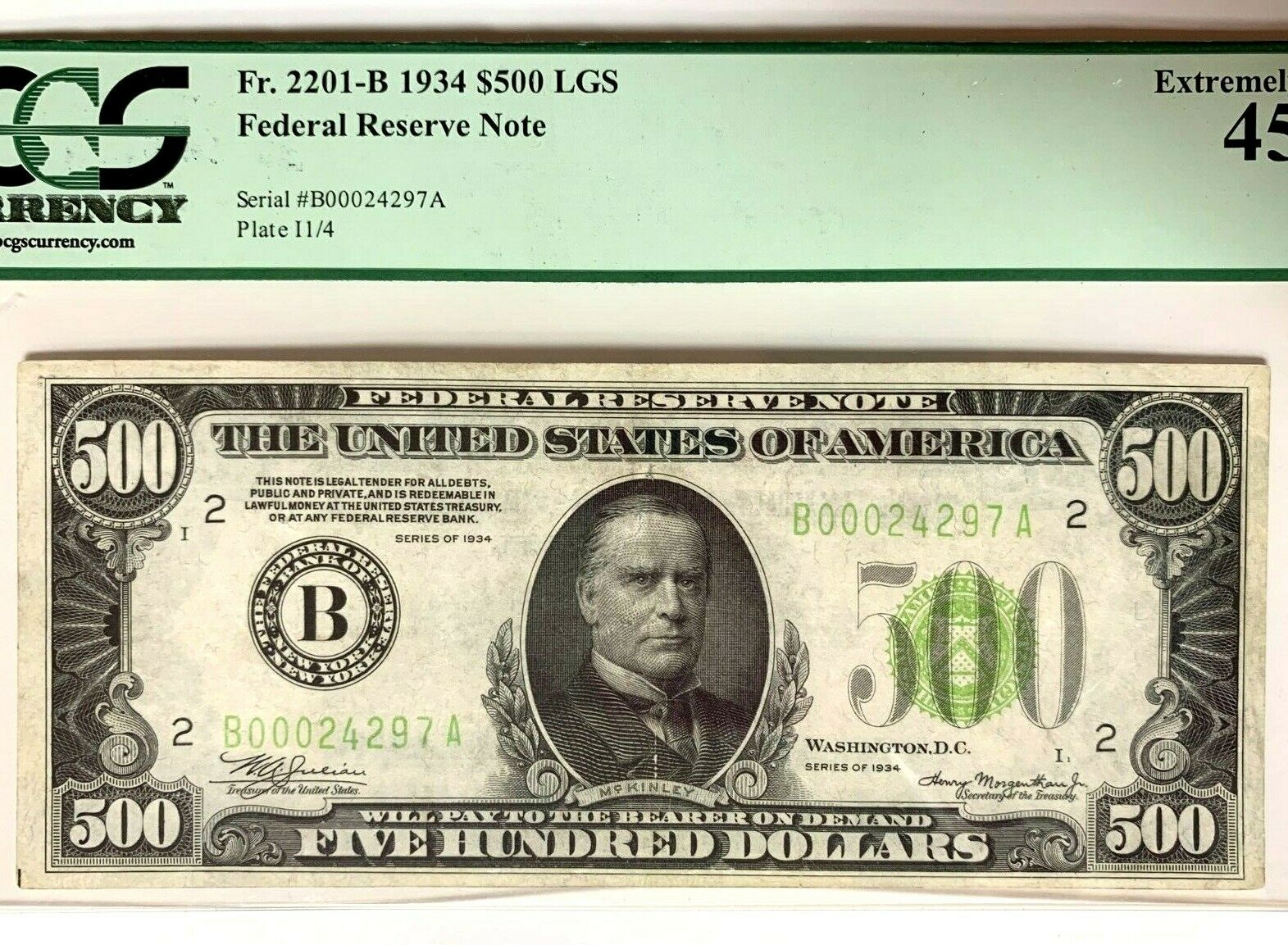 1934 federal reserve note serial number lookup