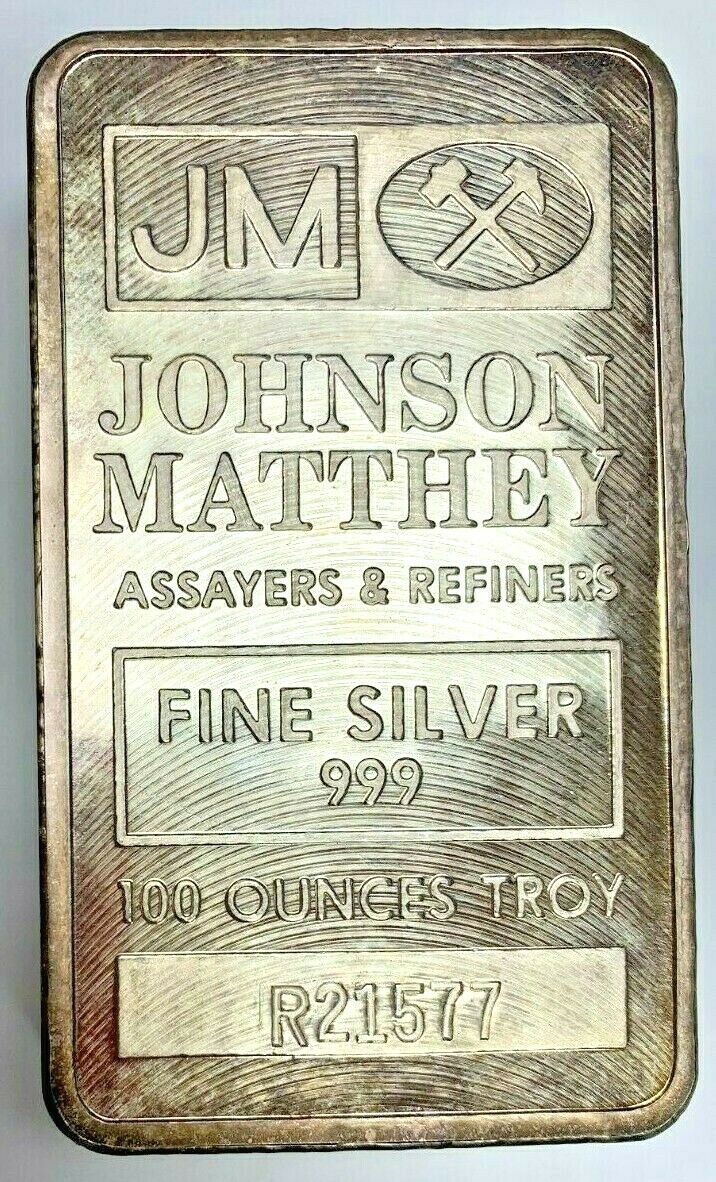 johnson matthey 100 oz silver bar serial number lookup