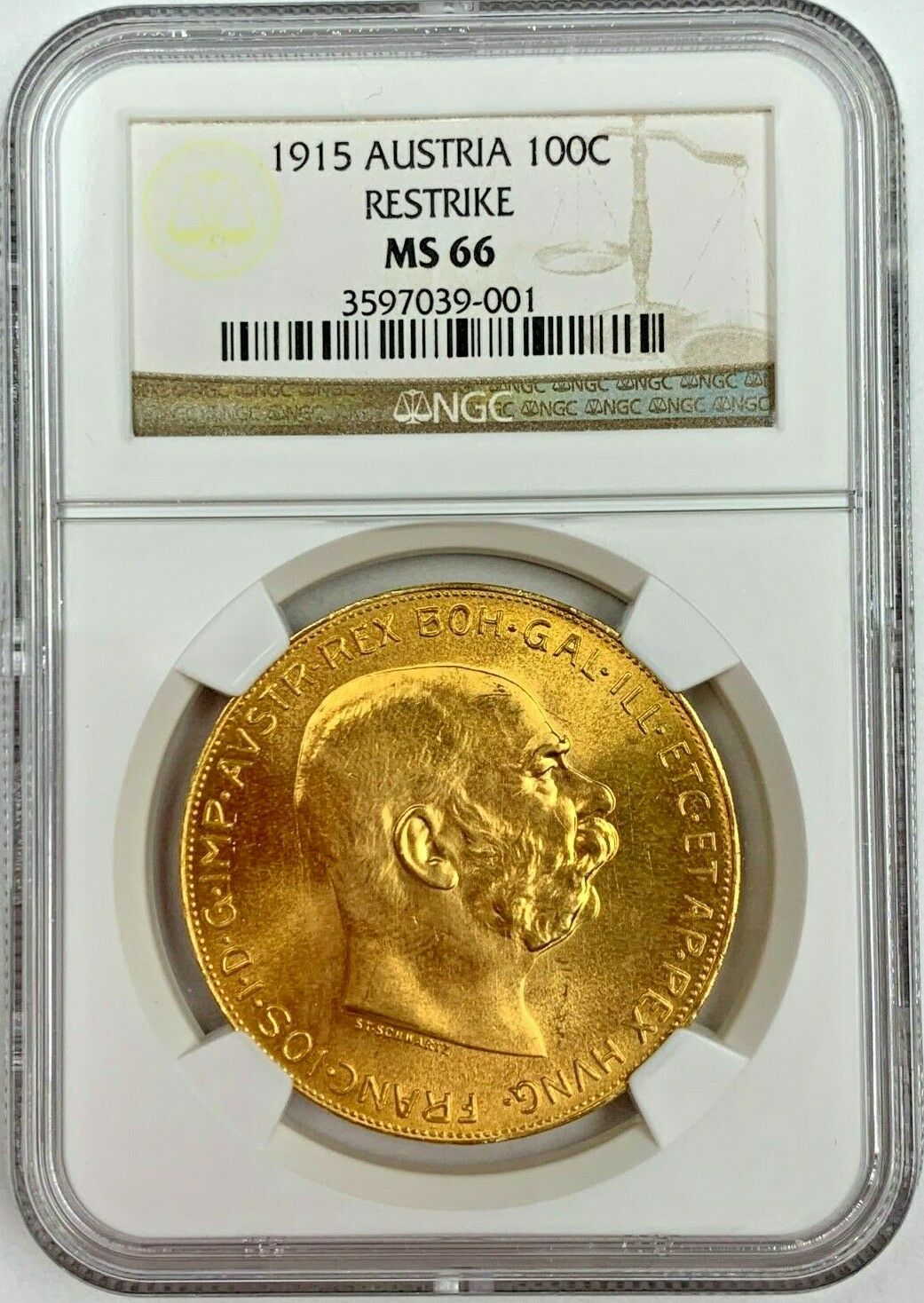 ngc ms66 1oz restrike franz