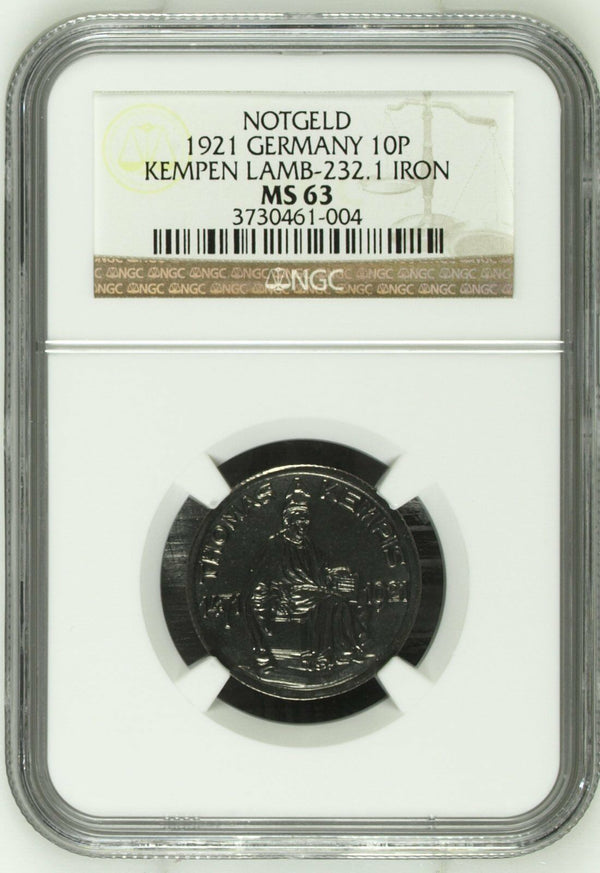 ドイツ、ウェストファリア、3 Pfennig 1741、NGC AU55NB 売り値