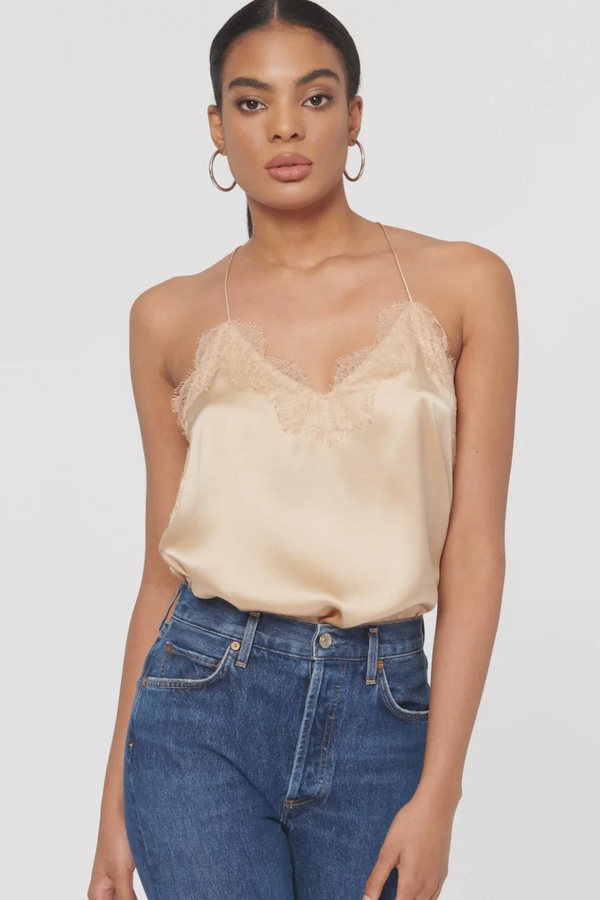 ON SALE CAMI NYC - Raine Cami Cream Swirl - women's camisole – Basicality