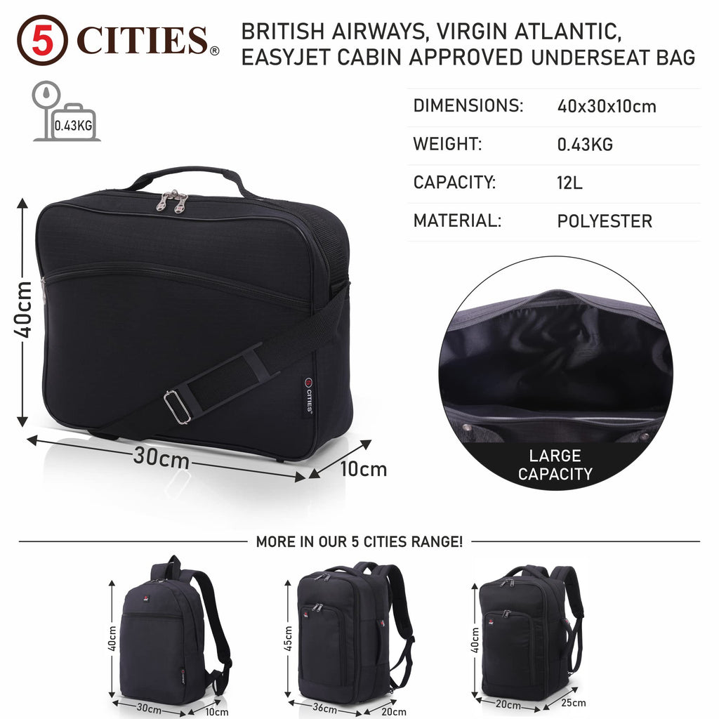 5 CITIES 40x30x10 New and Improved 2023 British Airways, Virgin Atlant ...