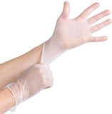 Clear Disposable Vinyl Medical Examination Gloves AQL 1.5 Powder & Latex Free (100*5) - Packed Direct UK
