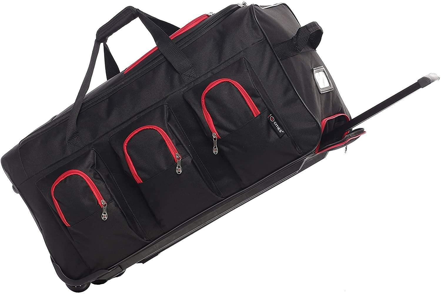 holdall travel bag with wheels