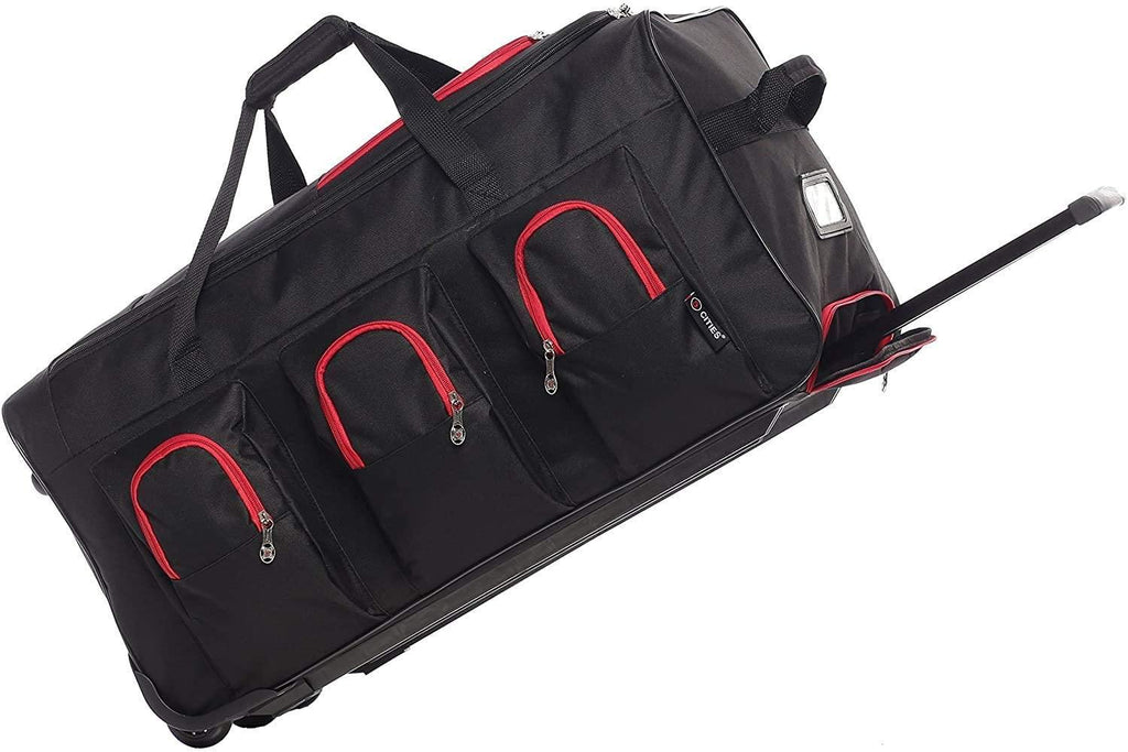Large Lightweight Wheeled Duffle Holdall Travel Bag Sports Bag - 2 Yea ...