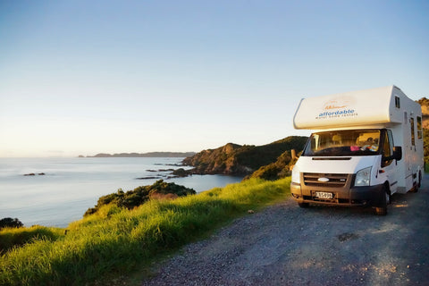 Affordable Motorhomes on NZ shingle road