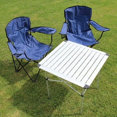 folding picnic table and chairs