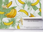 3D Tropical Leaves Banana Wall Mural Wallpaper 17