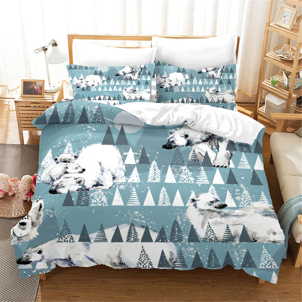 polar bear duvet cover