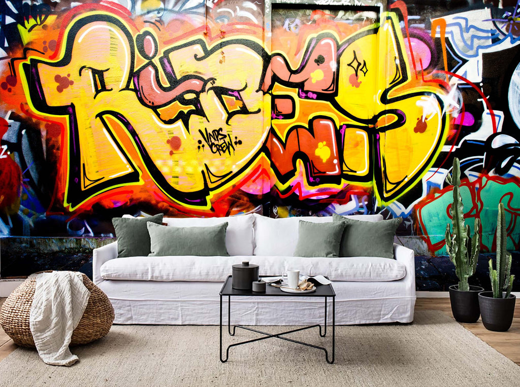 3d Modern Colorful Graffiti Wall Mural Wallpaper 09 Jessartdecoration