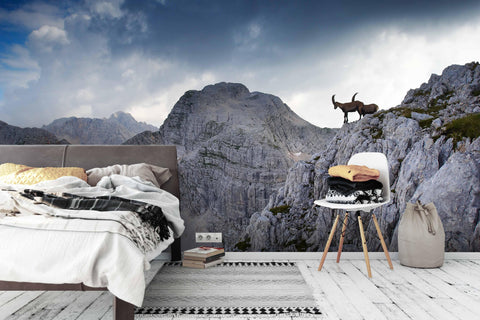 3D Mountain Wall Mural Wallpaper – Jessartdecoration