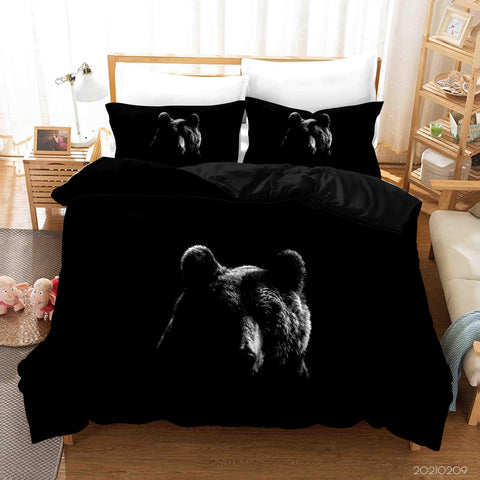 black bear quilt bedding