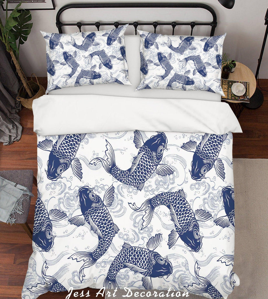 dark blue quilt