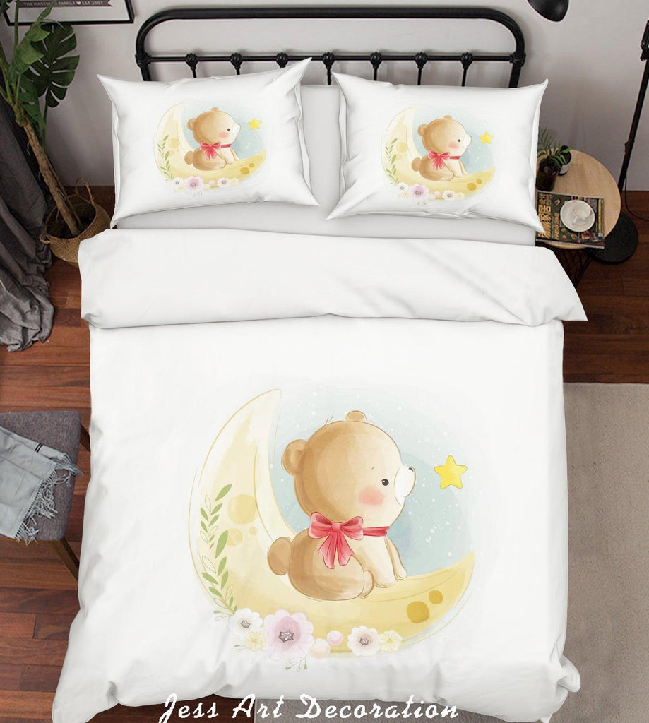 teddy bear star bedding