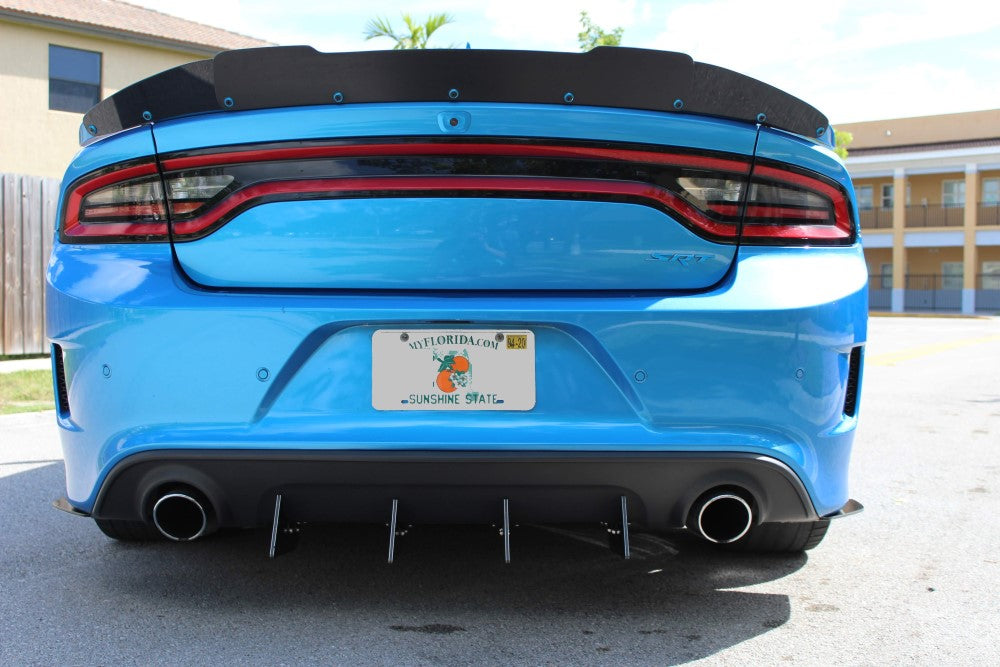 Charger Rear Diffuser 6 Piece Kit V1 SRT Hellcat Scat Pack Daytona 201