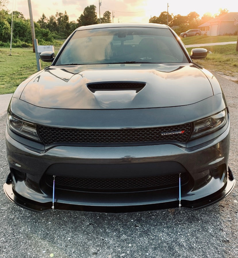 Dodge Charger Front Splitter V2 SRT RT Hellcat Scat Pack Daytona 2016 ...