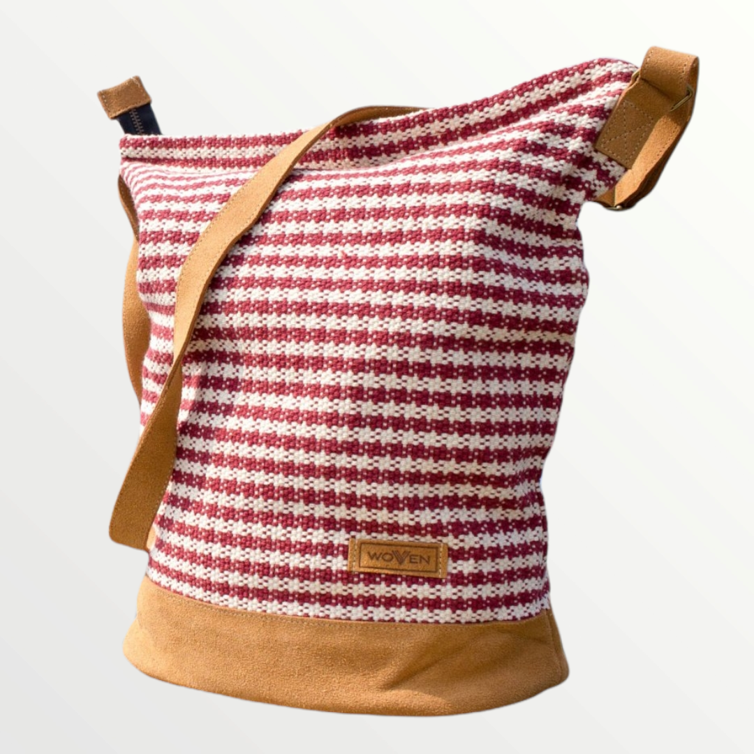 Daily bag - Salmon Pink Recycle Pattern