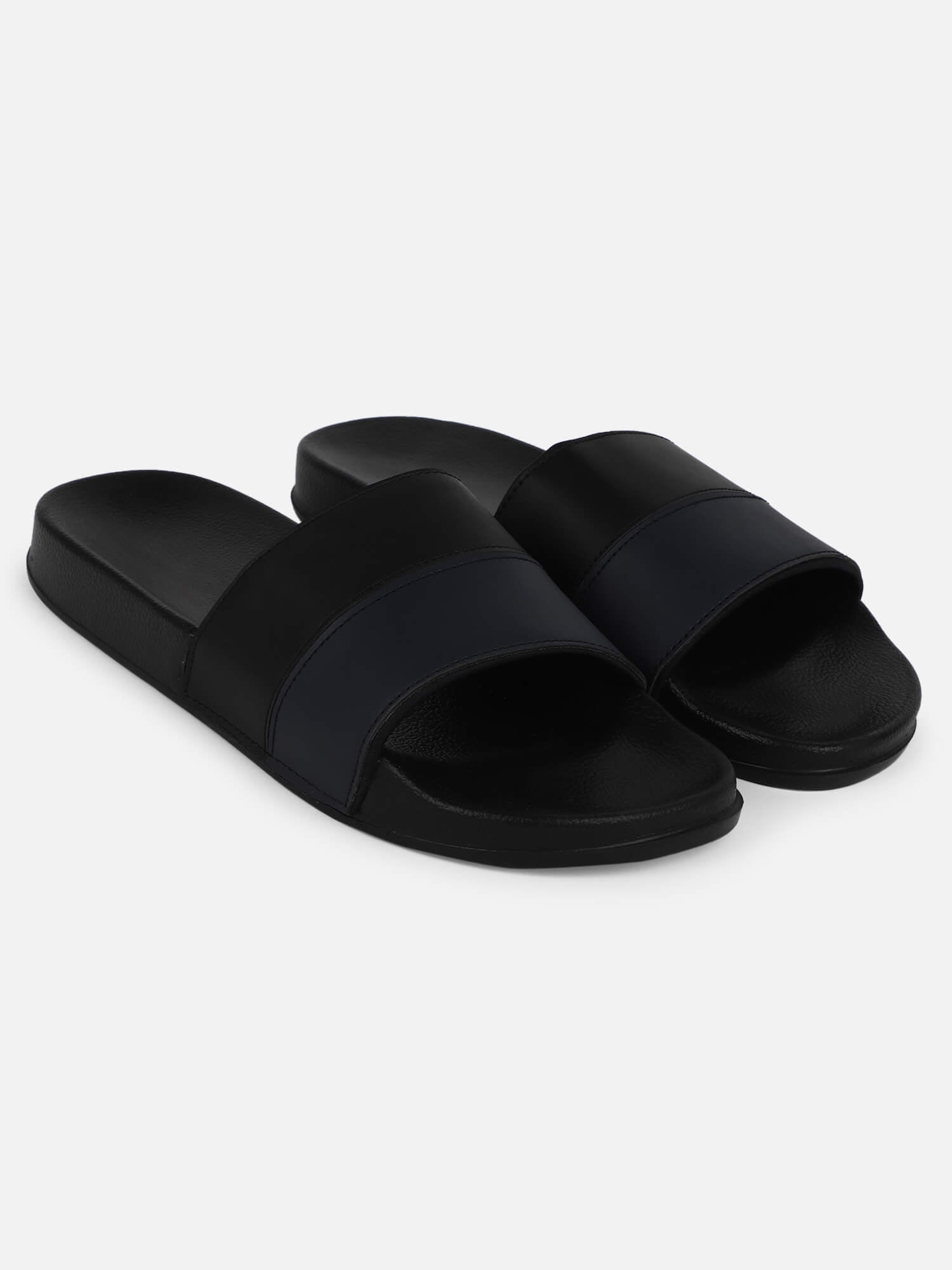 Skive Men Black Slides