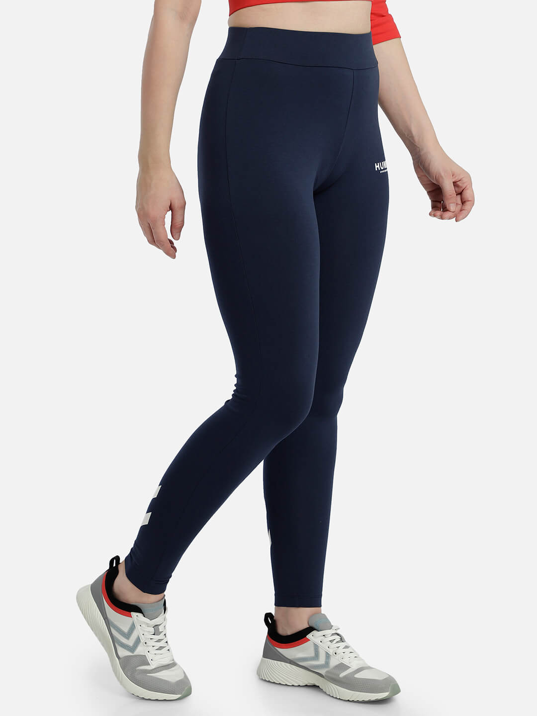 Ailsa Women Polyester Navy Blue Tight – Hummel India