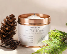 Load image into Gallery viewer, Myrtle &amp; Soap IN THE WOODS hand-poured natural soy wax candle
