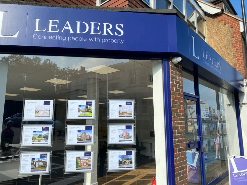 Estate Agents Exterior LED Window Displays supplied by iSpi Trade
