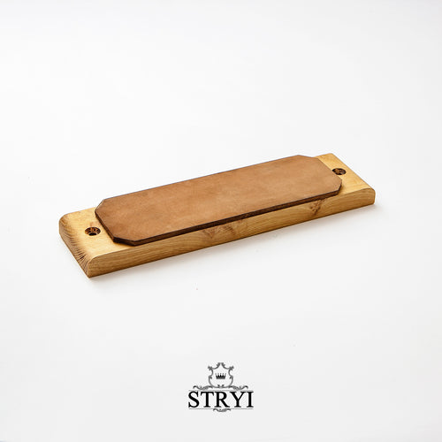 Pocket sharpening leather strop for carving tools – Wood carving tools STRYI