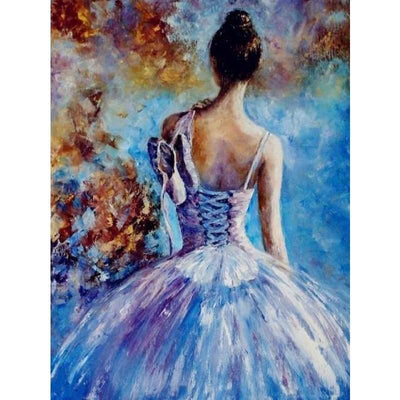 paint by numbers kit Ballet Dancer Series N10 - Custom paint by number