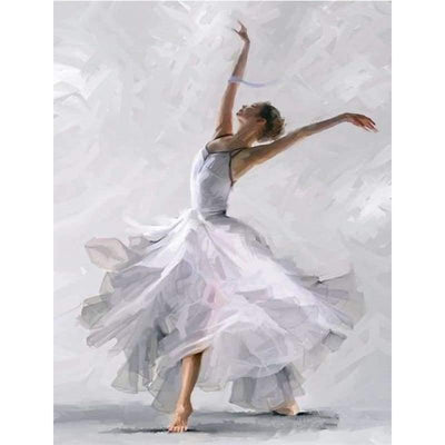 paint by numbers kit Ballet Dancer Series N14 - Custom paint by number