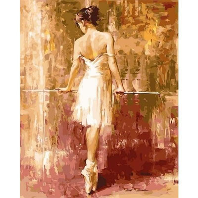 paint by numbers kit Ballet Dancer Series N20 - Custom paint by number