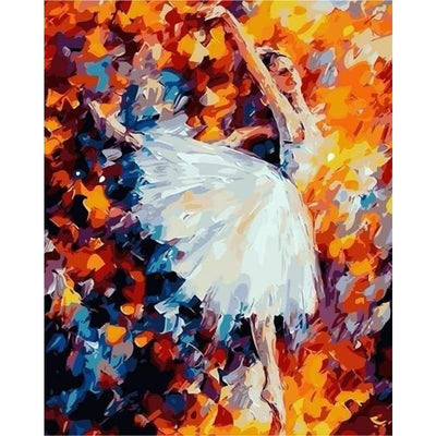 paint by numbers kit Ballet Dancer Series N23 - Custom paint by number