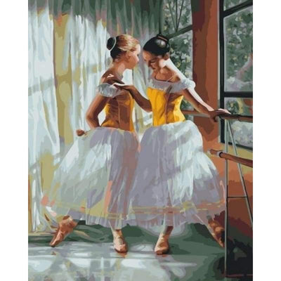 paint by numbers kit Ballet Dancer Series N7 - Custom paint by number