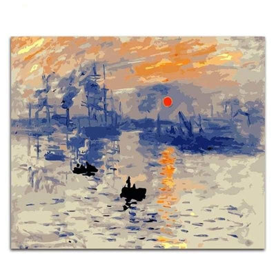 paint by numbers kit Claude Monet 1 - Custom paint by number