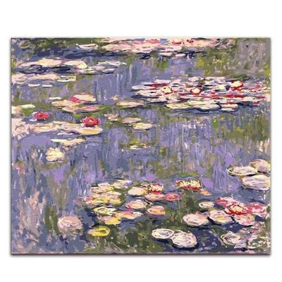 paint by numbers kit Claude Monet Water Liliy Pond - Custom paint by number
