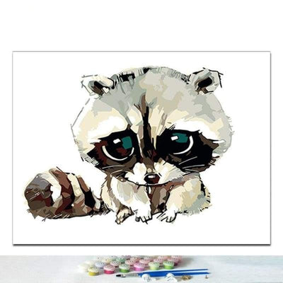 paint by numbers kit Cute Animal Collection N6 - Custom paint by number