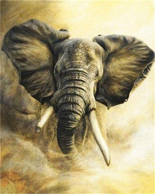 paint by numbers kit Elephant Series 5 - Custom paint by number
