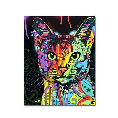 Dean Russo Cat Painting