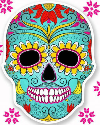 paint by numbers kit Mandala Skull - Custom paint by number