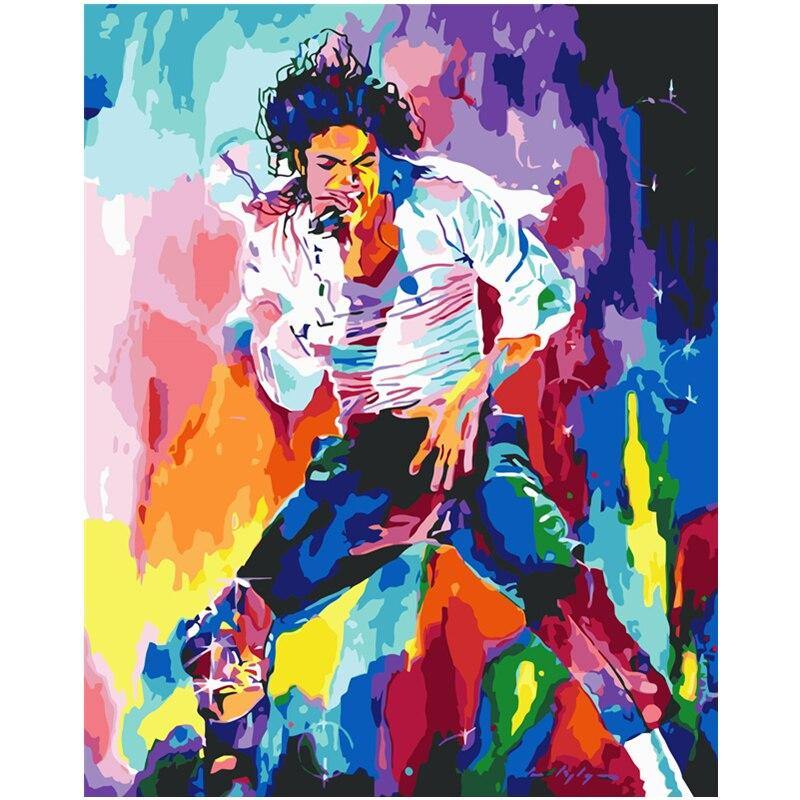 paint by numbers kit Michael Jackson