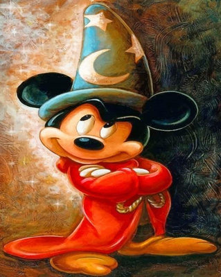 paint by numbers kit Mickey Mouse - Custom paint by number