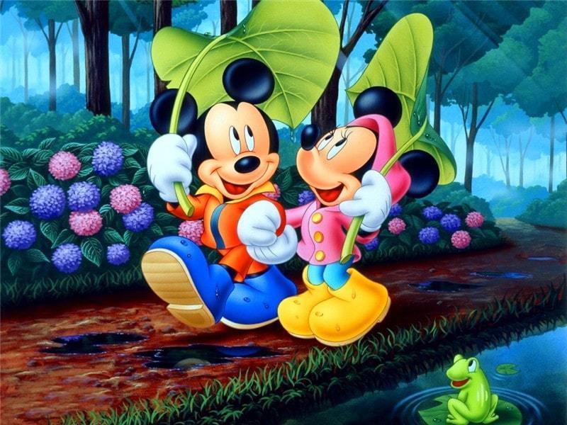 Disney Minnie Painting By Number Mickey Mouse Coloring By Numbers