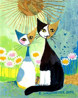 paint by numbers kit Quirky cats series 1 - Custom paint by number