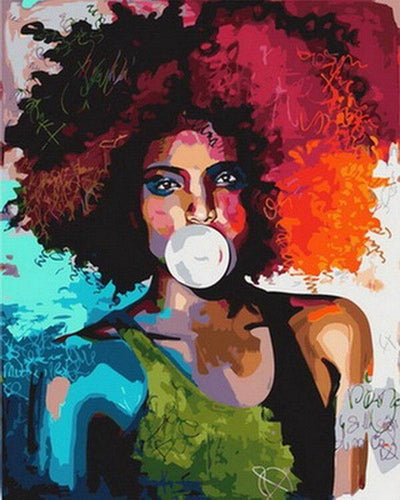 Funk Woman Artist Paint By Numbers