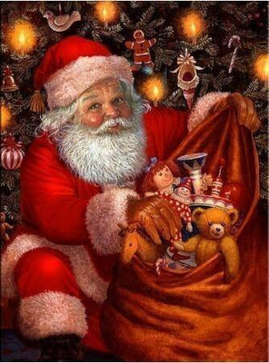 paint by numbers kit Santa Claus 5 - Custom paint by number