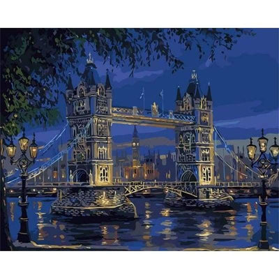 paint by numbers kit Scenery 13 - Custom paint by number