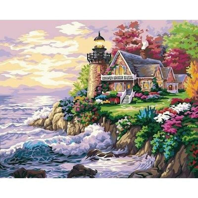 paint by numbers kit Scenery 22 - Custom paint by number